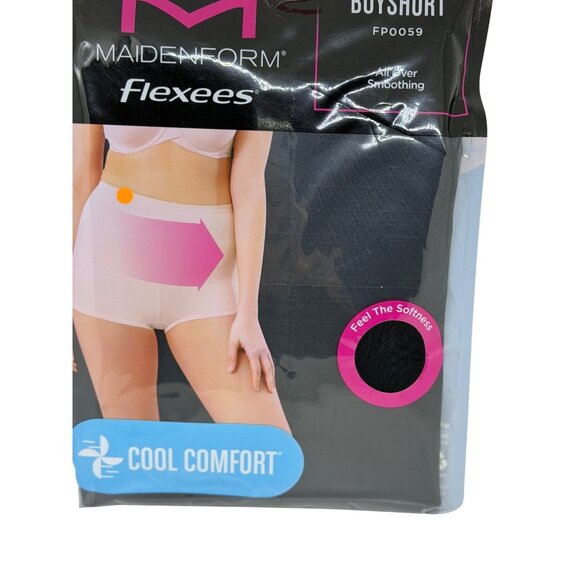 NWT Maidenform Flexees 2XL Boyshort Light Smoothing Cool Comfort Breathable - Picture 3 of 4